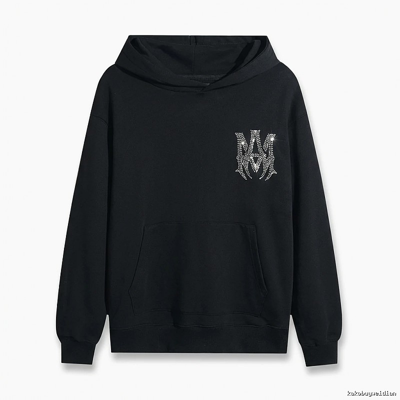AMIRI's trendy and cool black hoodie