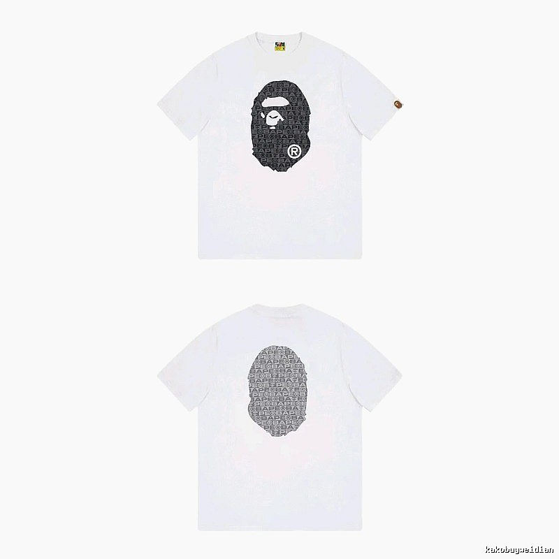 Bape Ape Head Simple White T-shirt