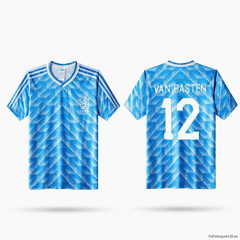 Brazil Logo Detail Soccer jersey Blue Brazil Football with Functional Detail