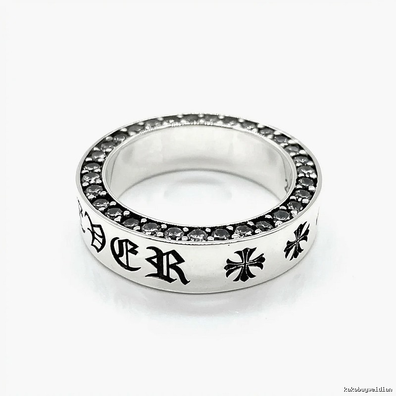 Chrome Hearts Silver Dark Style Ring