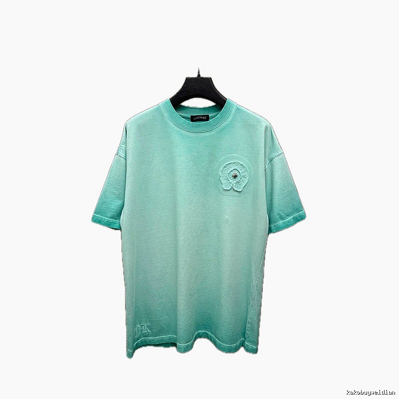 Chrome Hearts Vintage Style Mint Green T-shirt