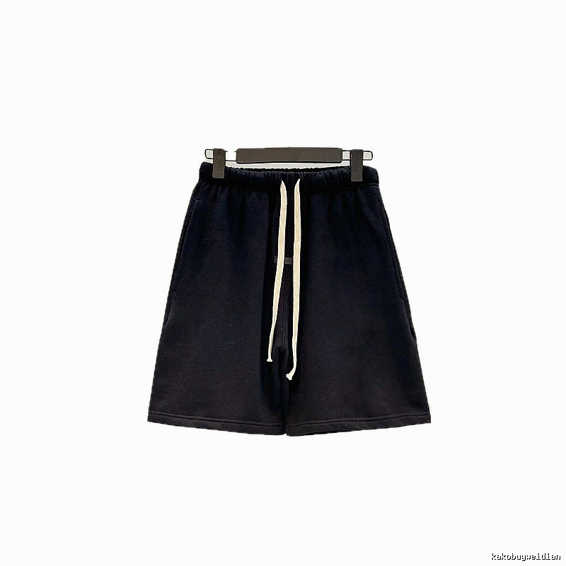 ESSENTIALS Basic Black Shorts