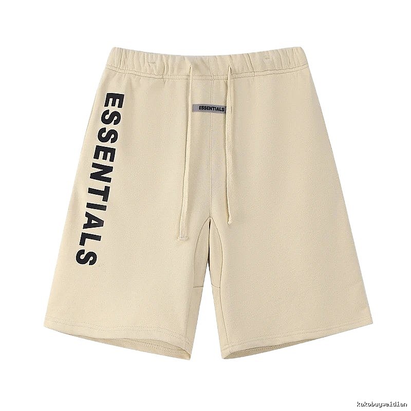 ESSENTIALS minimalist style beige shorts
