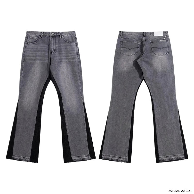 Gallery Dept patchwork grey-black jeans