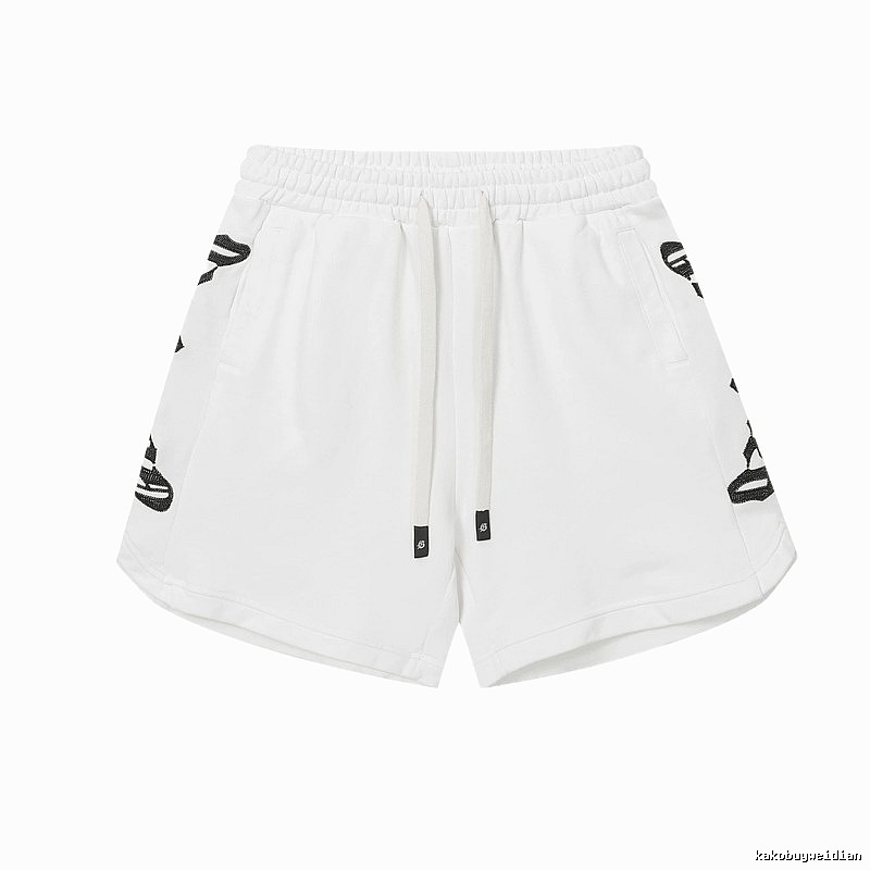 Godspeed Rhinestone Street Style White Shorts