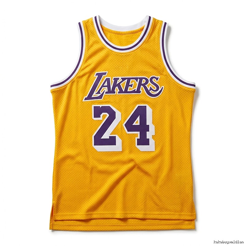 Kobe Lakers No. 24 yellow jersey