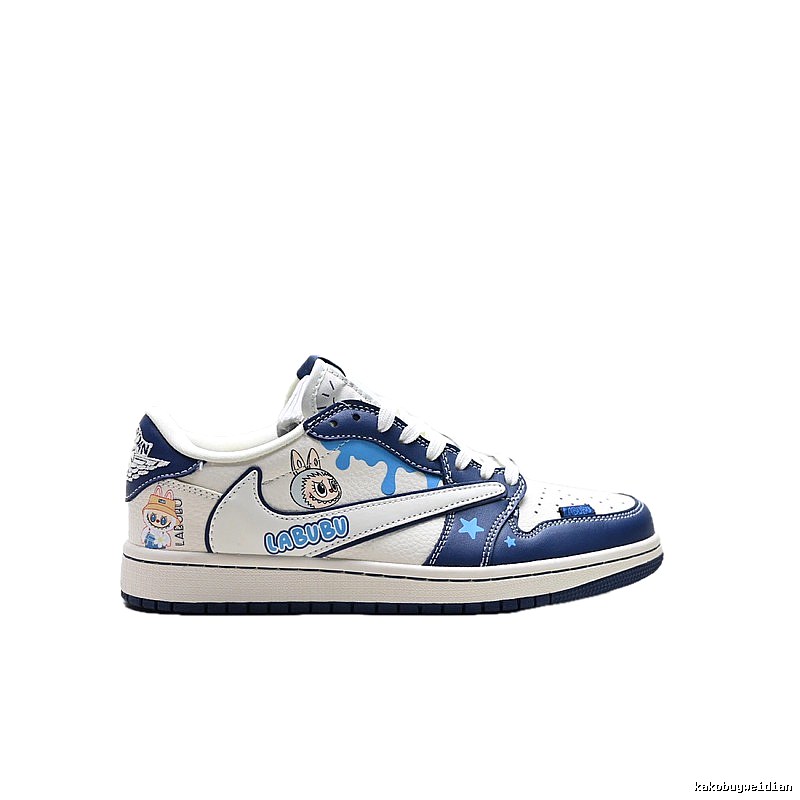 Nike Dunk Labubu Blue and White Childlike Style