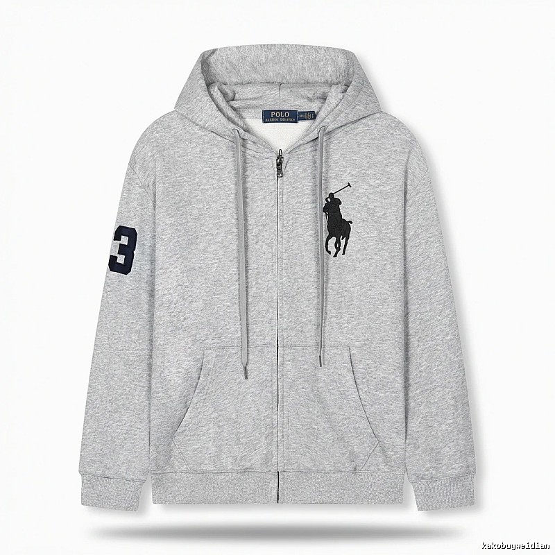 Ralph Lauren sporty grey hoodie
