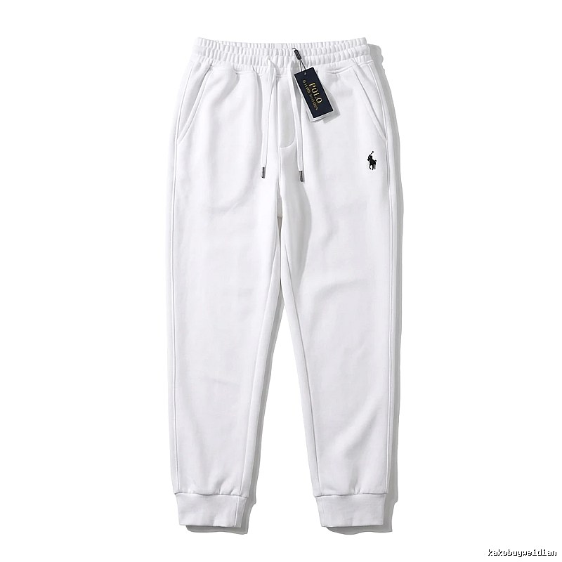 Ralph Lauren trendy brand white sweatpants