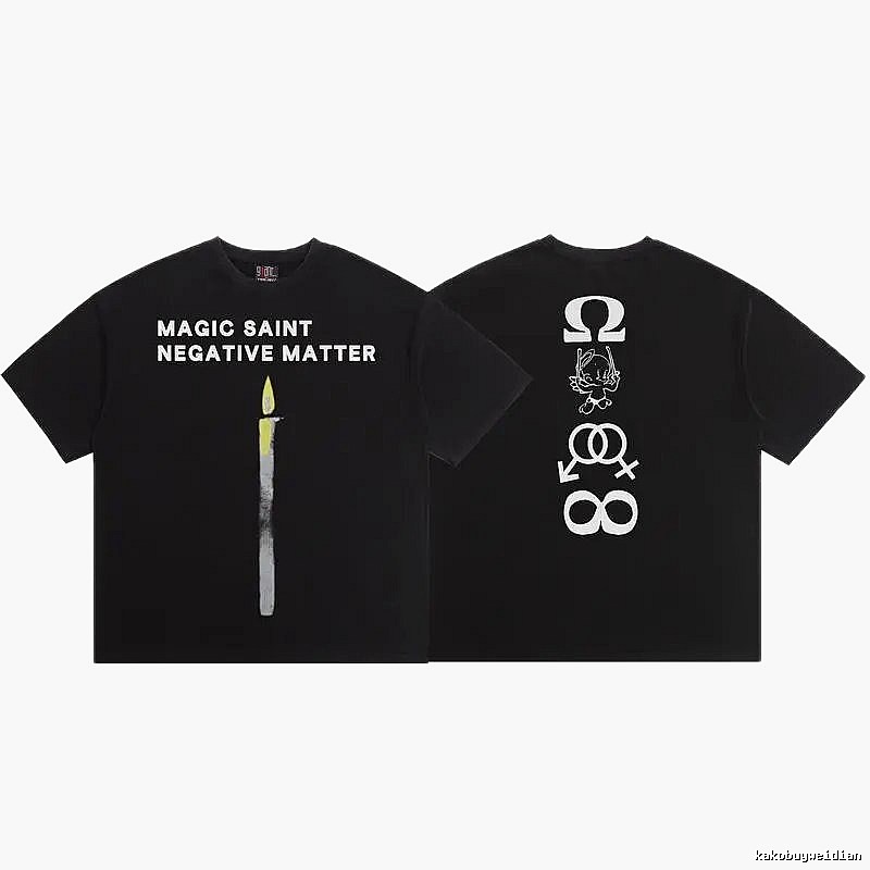 SAINT Magic Collection Street Style Black T-Shirt