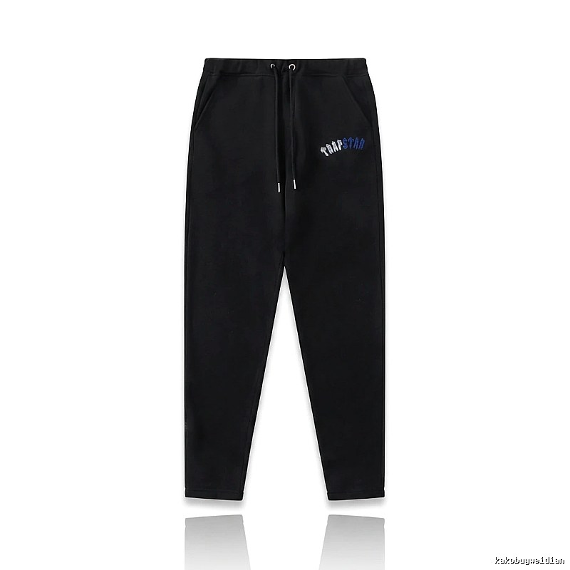 Trapstar minimalist style black sweatpants