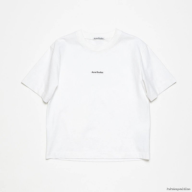 Acne Studios 2090-80 White Style Ac908042 Stockholm Logo T-Shirt Statement Graphic