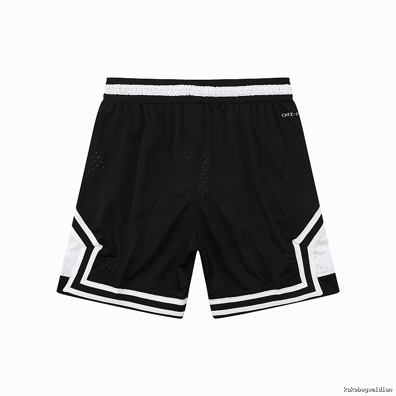 AJ Sporty Black and White Shorts