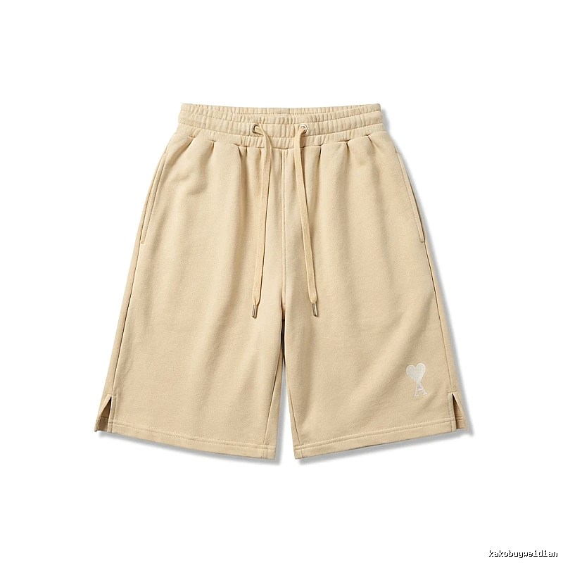 AMI casual style khaki shorts