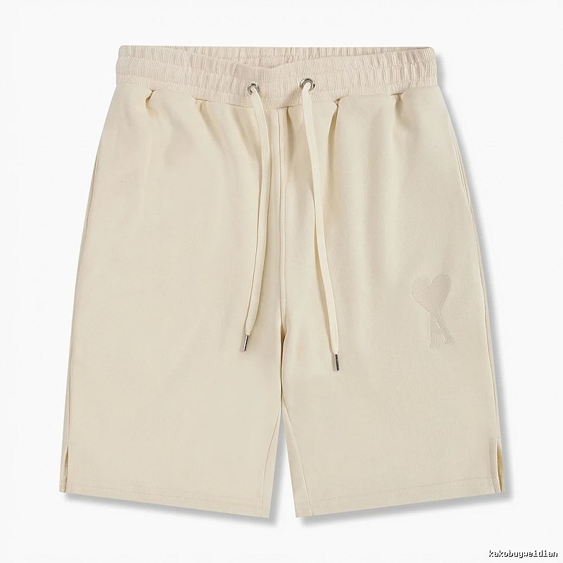 AMI casual style off-white shorts
