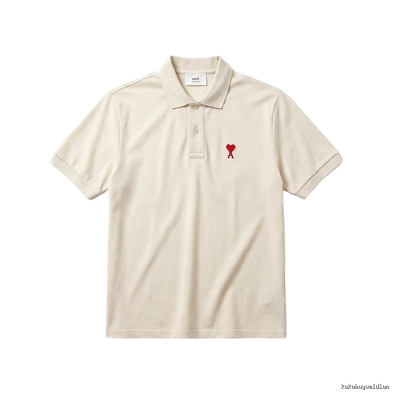Ami Love Simple Style Polo Shirt