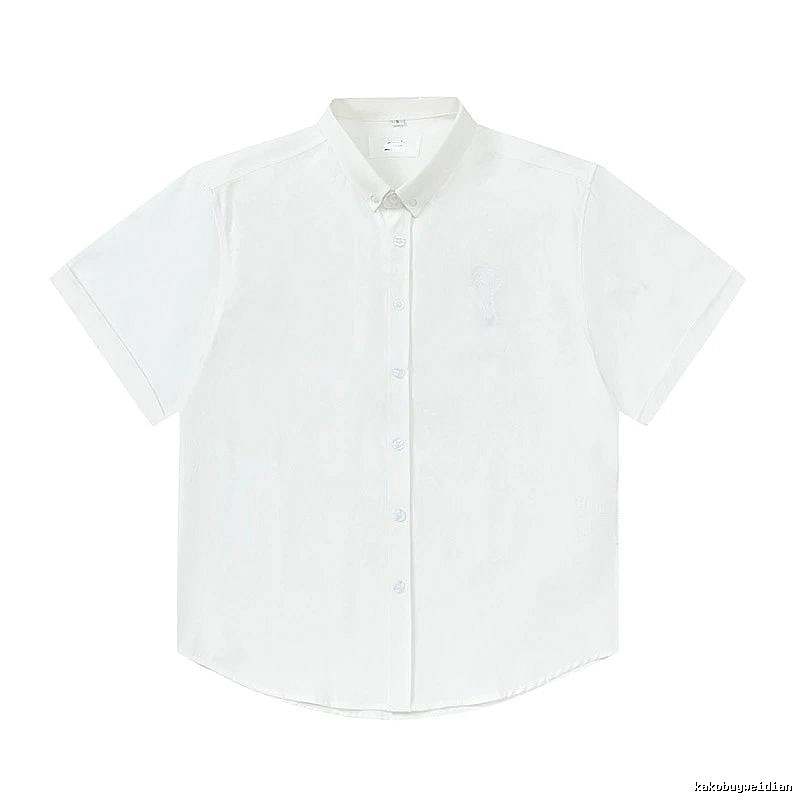 AMI Minimalist Style White Shirt
