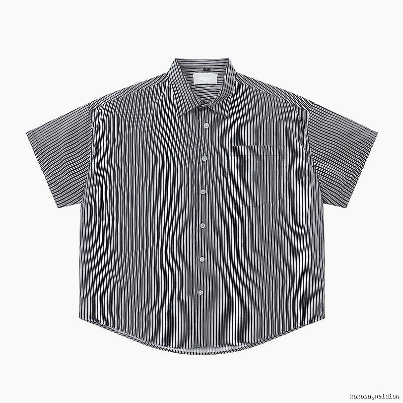 AMI striped retro-style shirt
