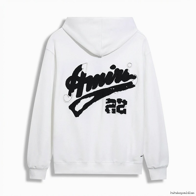 AMIRI Graffiti Style White Sweatshirt