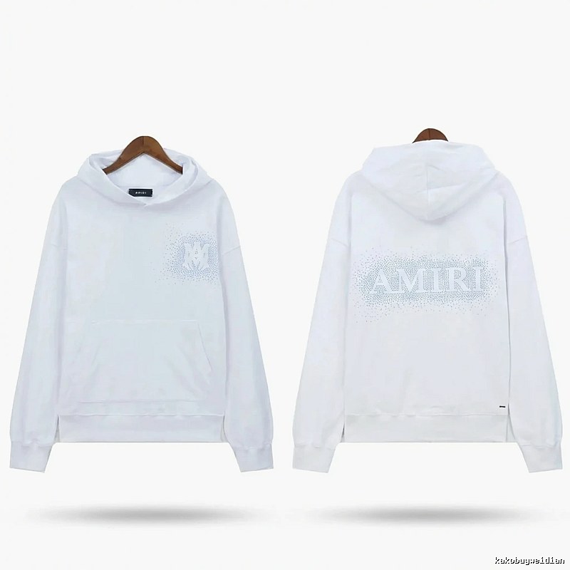 AMIRI Hot Drill Trend Brand White Sweatshirt