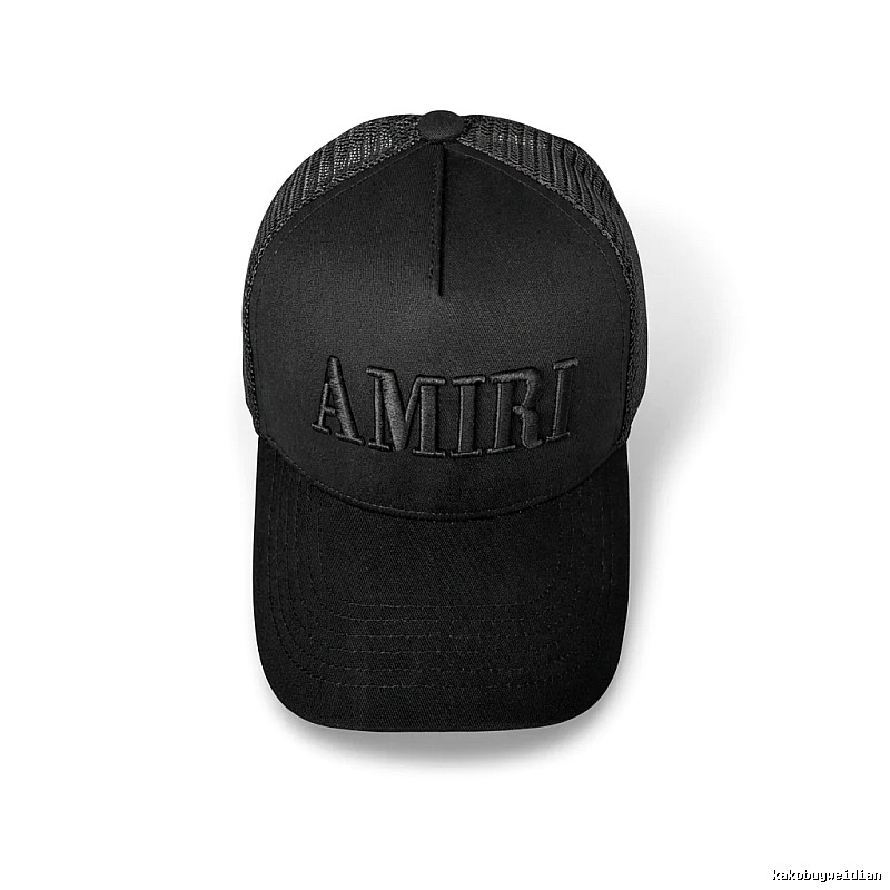 AMIRI minimalist black hat