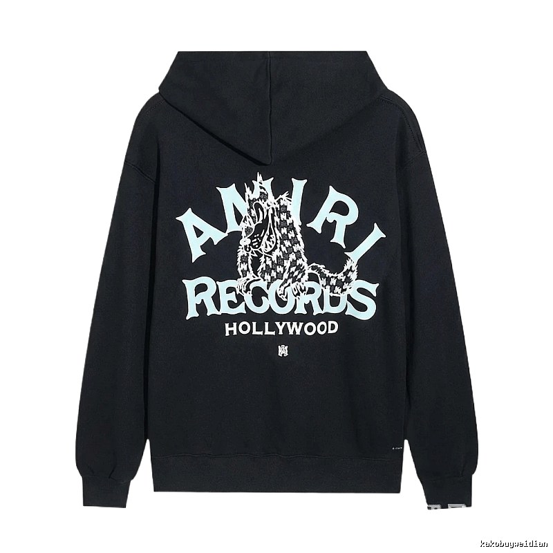 AMIRI Records Black Tide Cool Sweatshirt