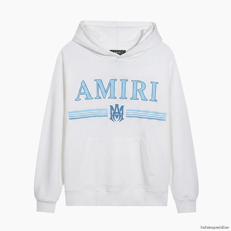 AMIRI simple style white hoodie