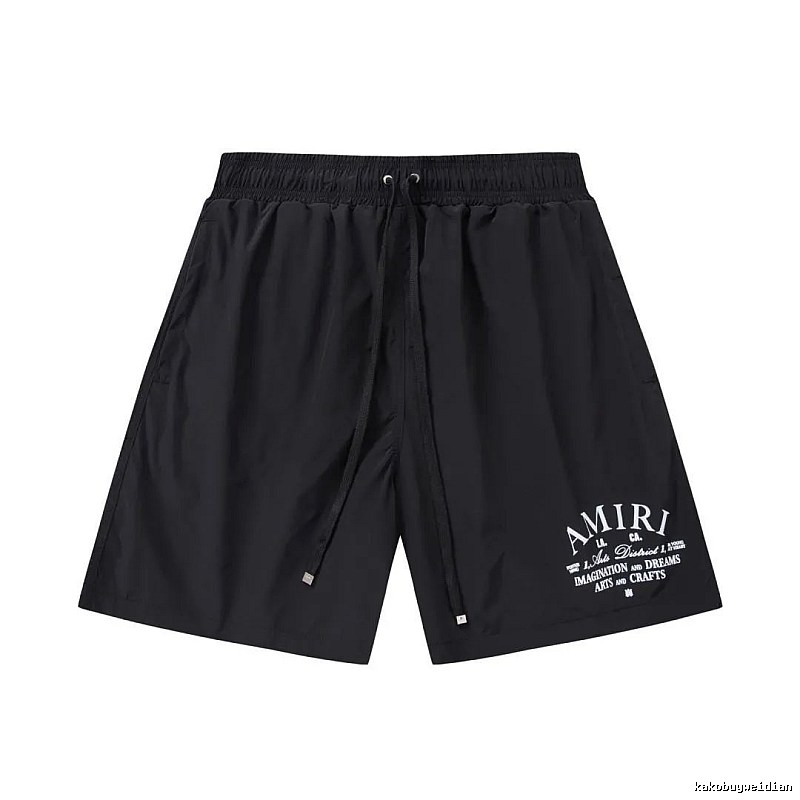 AMIRI trendy brand black shorts