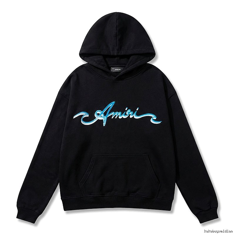 AMIRI Trendy Style Black Hoodie