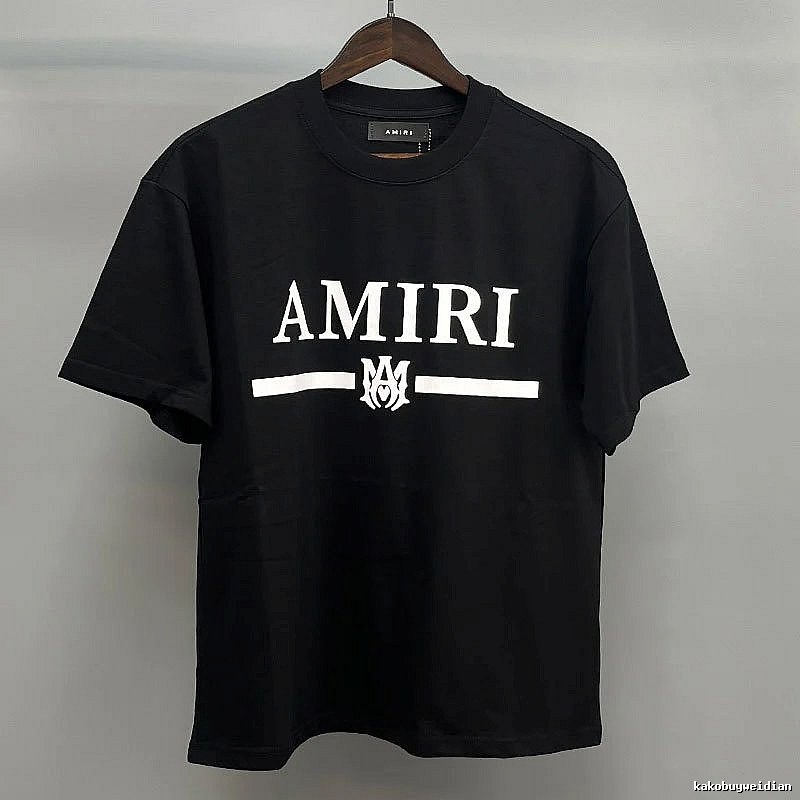 Amiri White Black Records Graphic T-Shirt Signature Detail