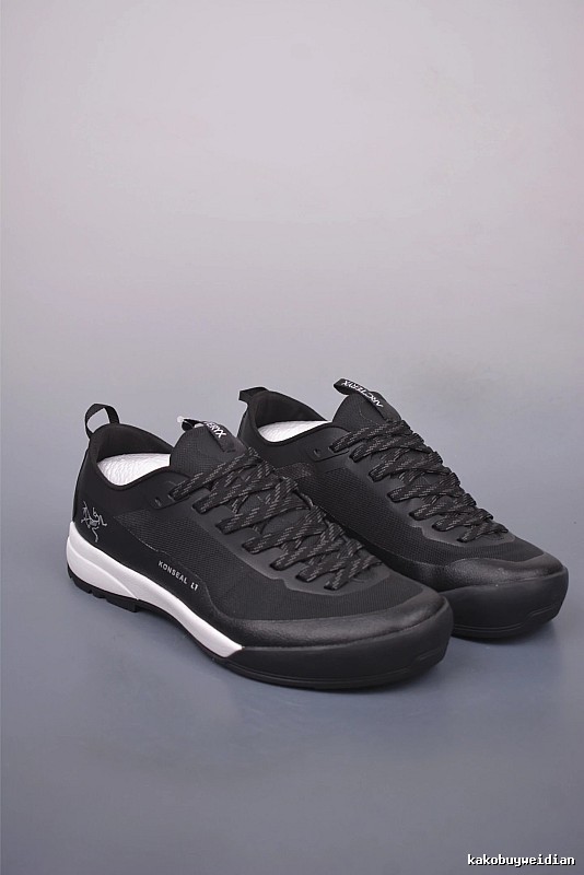 Arc'teryx Trail Sneakers with Technical Upper in Black and White