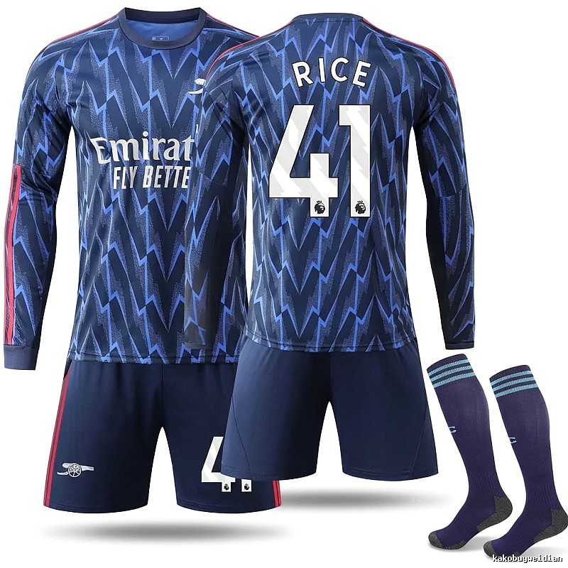 Arsenal Lightning Wind Dark Blue Jersey