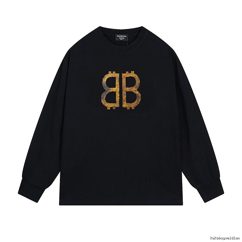 Balenciaga BB Print Black Sweatshirt
