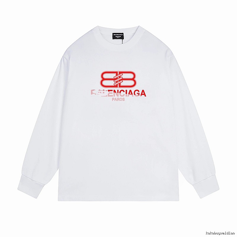 Balenciaga BB Print White T-shirt