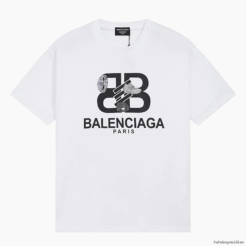 Balenciaga BB Series Simple White T-shirt
