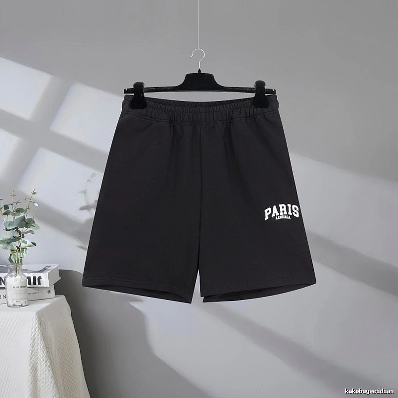 Balenciaga casual style black shorts