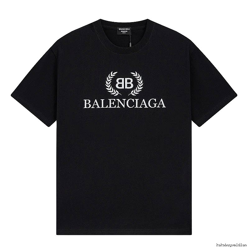 Balenciaga Classic Style Black T-shirt