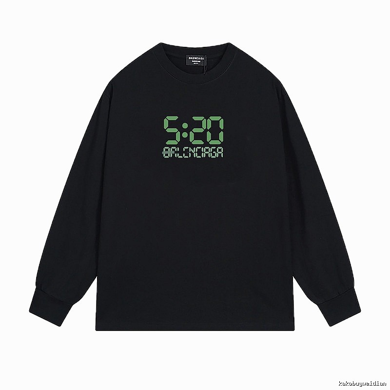 Balenciaga digital style black sweatshirt