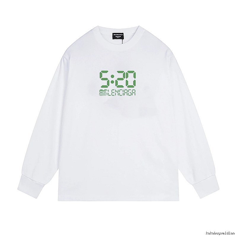 Balenciaga digital-style white T-shirt