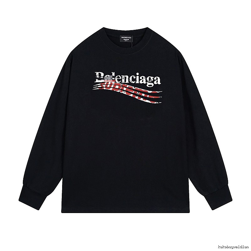Balenciaga graffiti-style black T-shirt