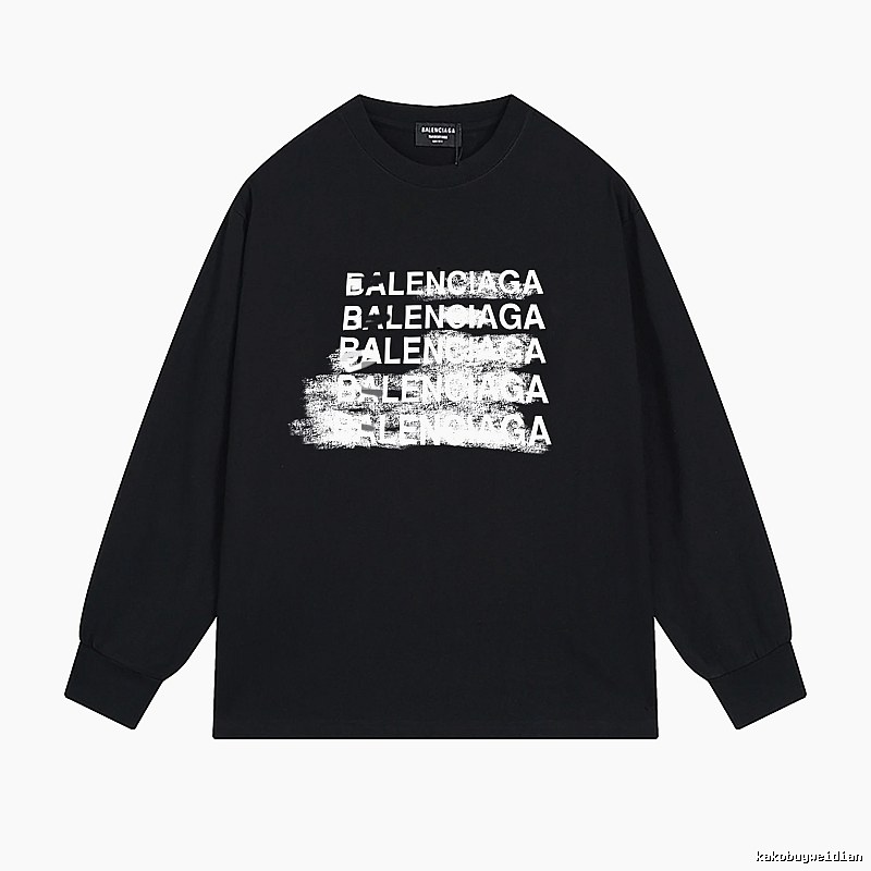Balenciaga graffiti-style black T-shirt