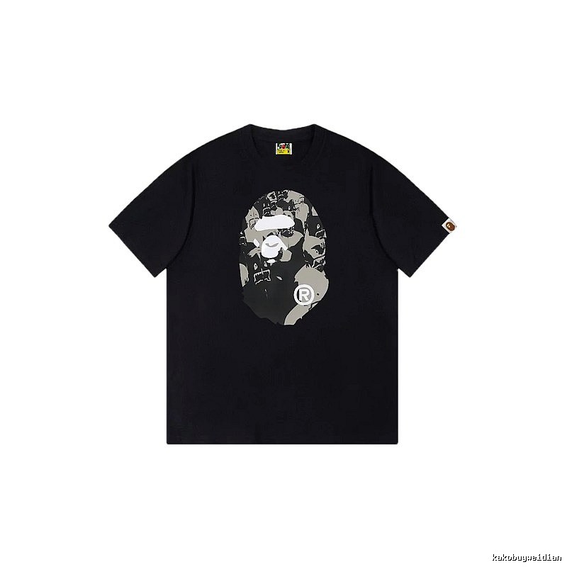 Bape Ape Head Camouflage Style Short-Sleeve Shirt