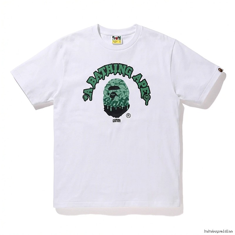 Bape Ape Head Cool White T-shirt in Streetwear Style