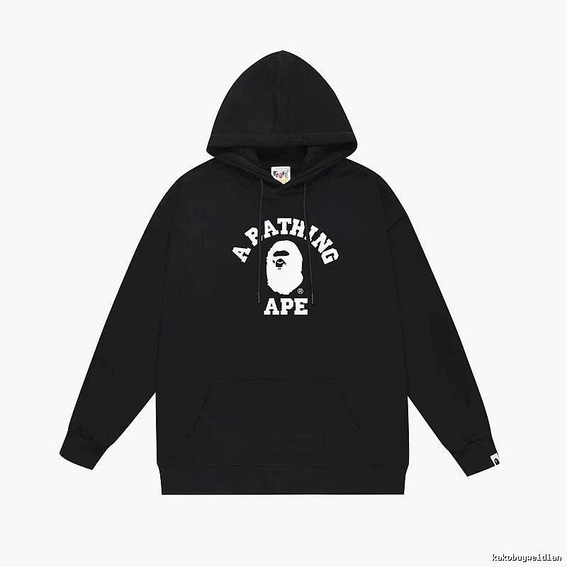 Bape Ape Head Simple Black Sweatshirt