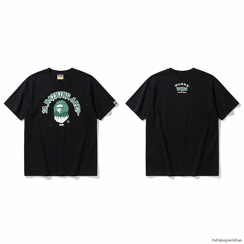 Bape Ape Head Trendy Black T-shirt