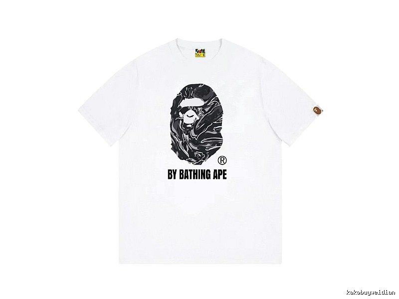 Bape Ape Head Trendy Cool White T-shirt