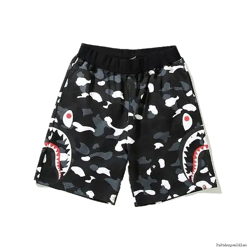 Bape Shark Camouflage Shorts