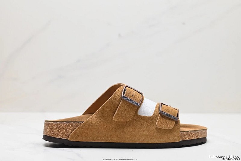BIRKENSTOCK Arizona Casual Camel Slides
