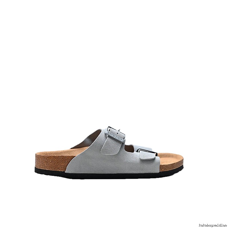 Birkenstock Arizona Casual Light Gray Slide Sandals
