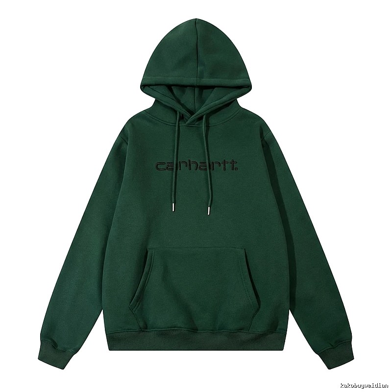 Carhartt basic hoodie (dark green)